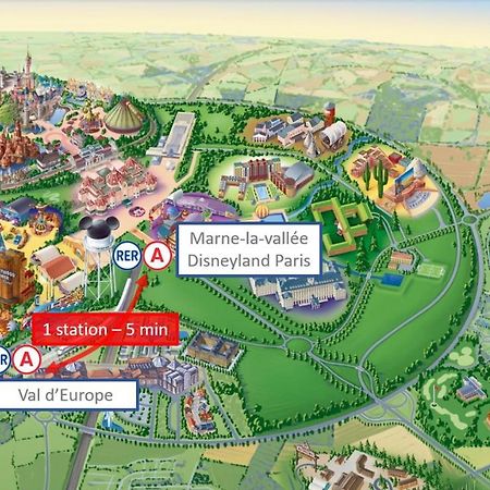 Studio Art - Shopping Center And Train Station 500M - Disneyland Paris 5Min Montevrain Bagian luar foto